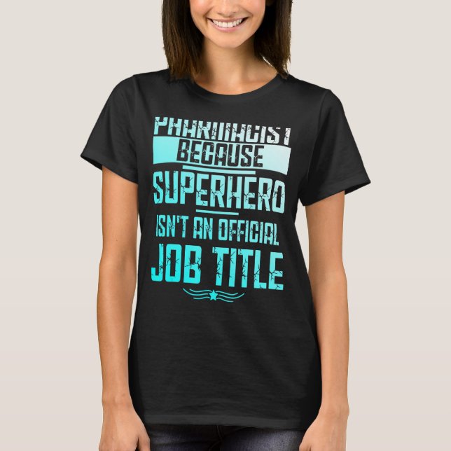 Pharmacy Technician Cpht Pharmacist Pharm Tech 1 T-Shirt (Front)