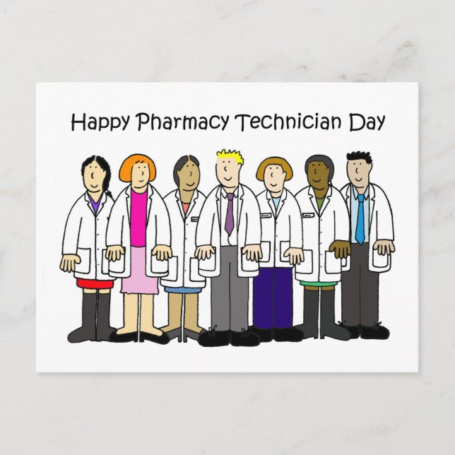 Pharmacy Technician Day - October Postcard (Front)