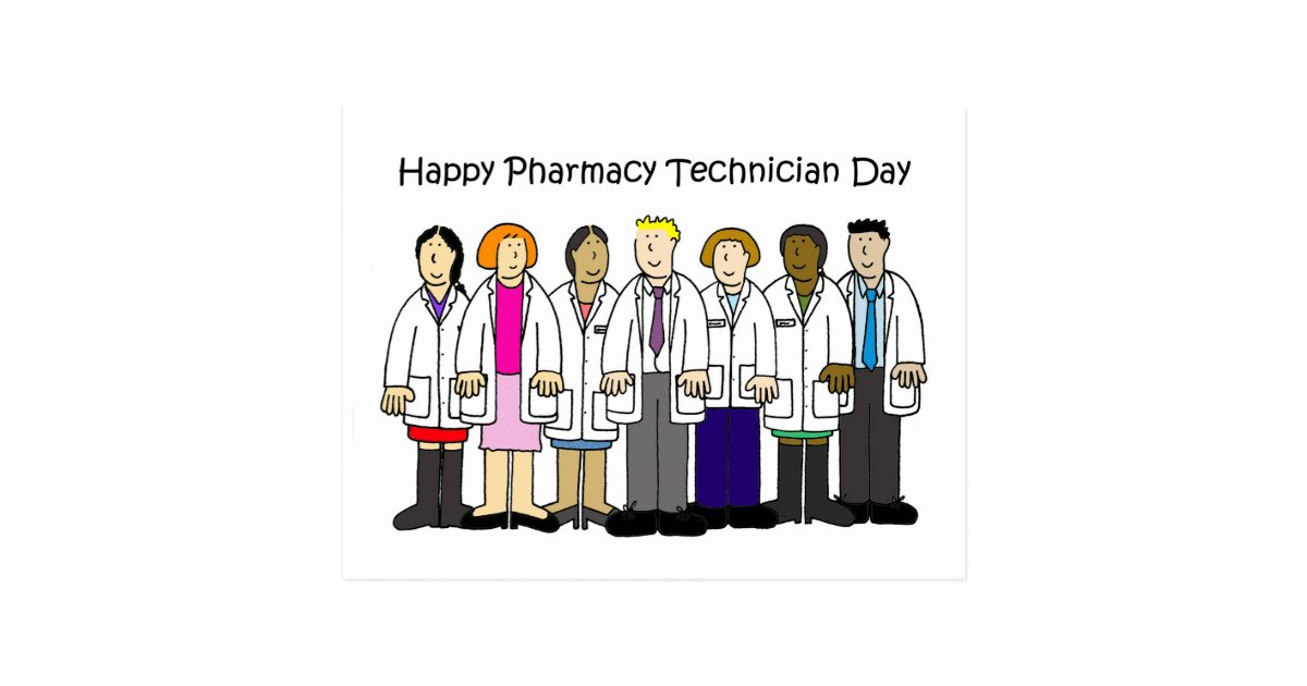 Pharmacy Technician Day October Postcard Zazzle.co.uk