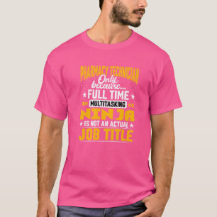 Pharmacy Technician Job Title Pharmacist T-Shirt