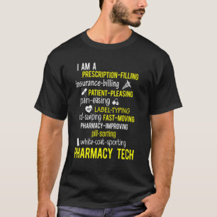 Pharmacy Technician Label Certified Pharma Tech T-Shirt