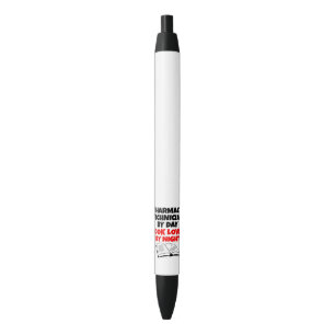 Pharmacy Technician Loves Reading Black Ink Pen