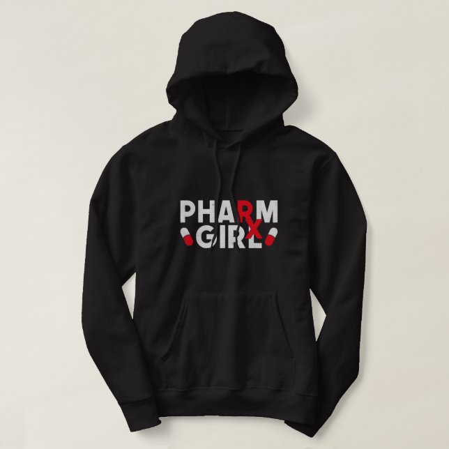 Pharmacy Technician Medical Technologist Pharm Gir Hoodie (Design Front)