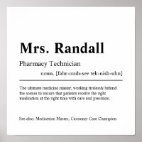 Pharmacy Technician Personalized Gift