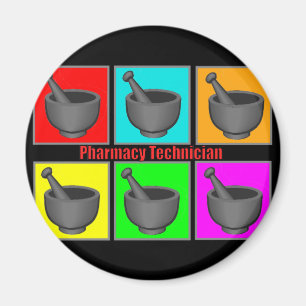 Pharmacy Technician Popart Gifts Magnet