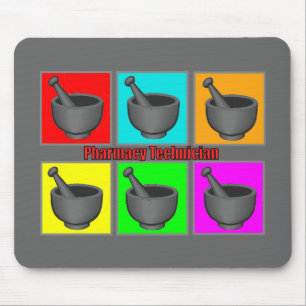 Pharmacy Technician Popart Gifts Mouse Mat
