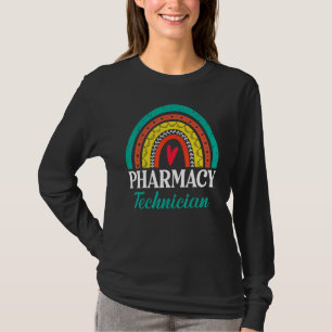 Pharmacy Technician Rainbow Pharmacist Profession T-Shirt