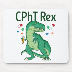 Pharmacy Technician Tech CPhT Rex Mouse Mat
