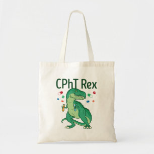 Pharmacy Technician Tech CPhT Rex Tote Bag