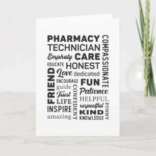 Pharmacy Technician Tech Medicine Pharmacist Gift Card