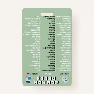 Pharmacy Technician - Top 50 Drugs and Indications ID Badge