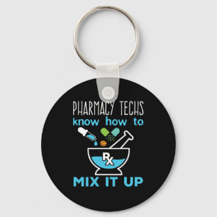 Pharmacy Techs Know How to Mix It Up Key Ring