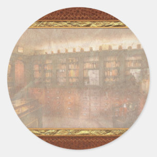 Pharmacy - The Apothecary Shop Classic Round Sticker