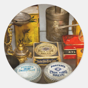 Pharmacy - The pain king Classic Round Sticker