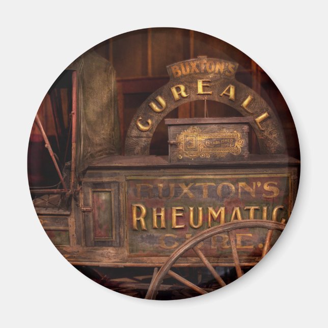 Pharmacy - The Rheumatic Cure wagon Magnet (Front)