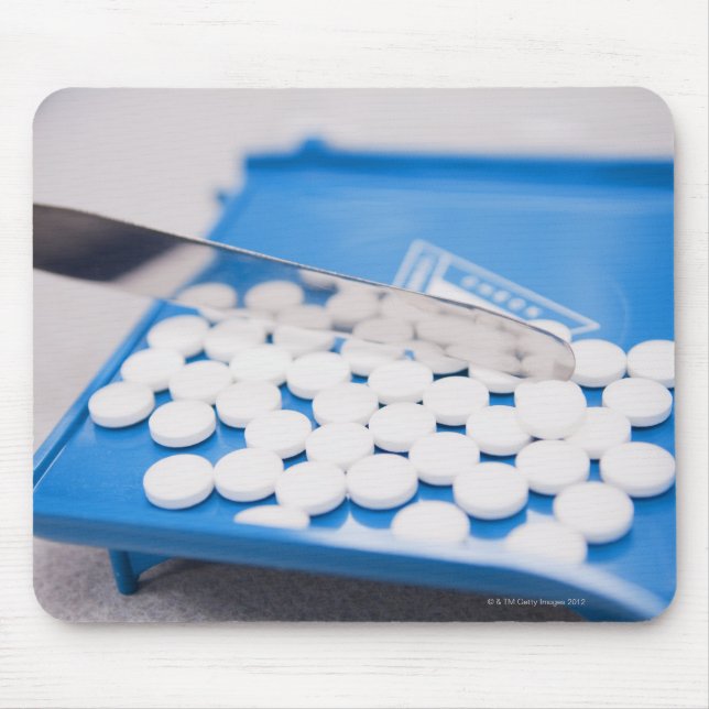 Pharmacy tools, pills, medication mouse mat (Front)
