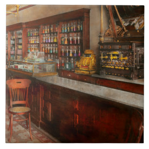 Pharmacy - W.B. Danforth Drugs 1895 Tile