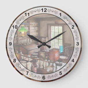 Pharmacy - Where I make medicine Large Clock