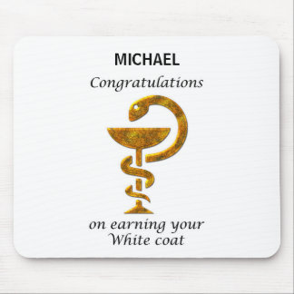 Pharmacy White Coat Ceremony Congratulations Mouse Mat