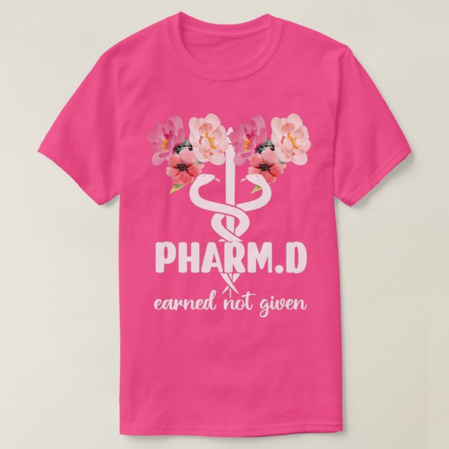 PharmD Doctor Of Pharmacy Graduation Pharmacist 7 T-Shirt (Design Front)