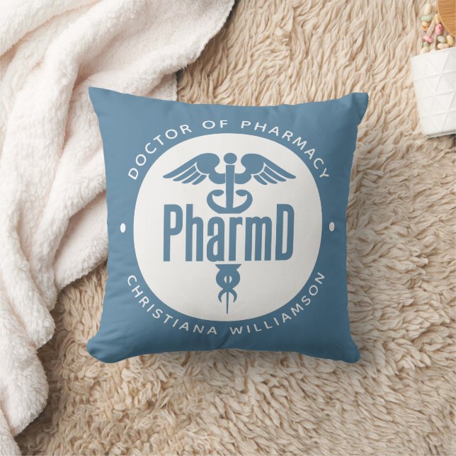PharmD Doctor of Pharmacy Graduation Pharmacist Cushion (Blanket)
