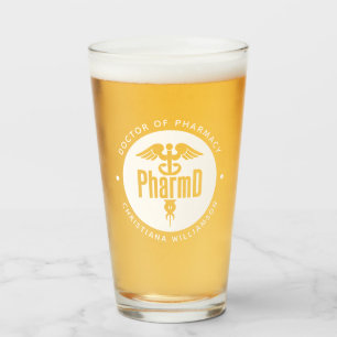 PharmD Doctor of Pharmacy Graduation Pharmacist Glass