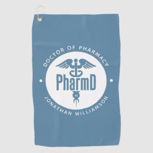 PharmD Doctor of Pharmacy Graduation Pharmacist Golf Towel