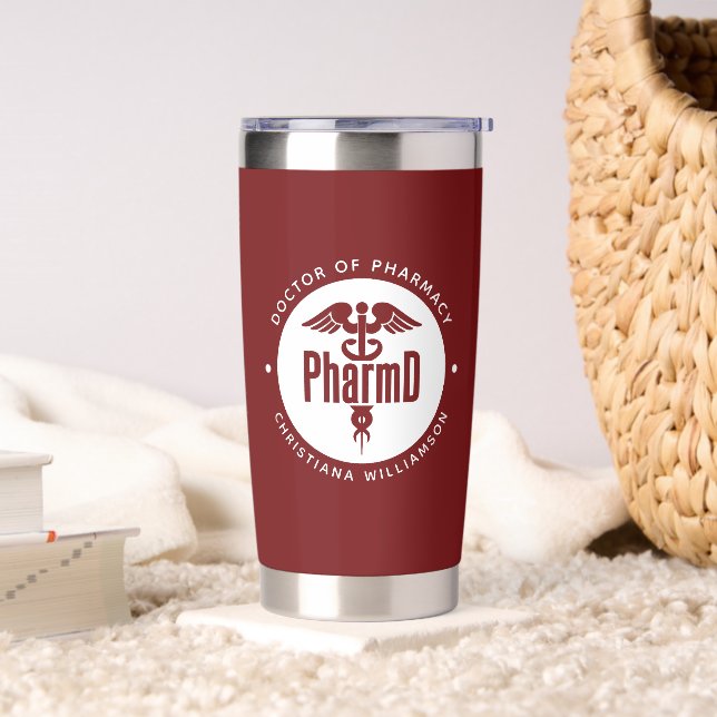 PharmD Doctor of Pharmacy Graduation Pharmacist Insulated Tumbler (Living Room)
