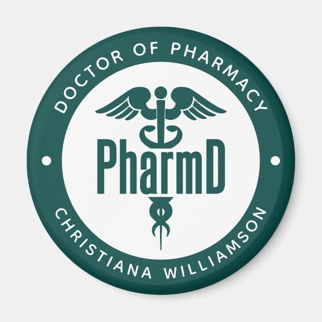 PharmD Doctor of Pharmacy Graduation Pharmacist Magnet (Front)
