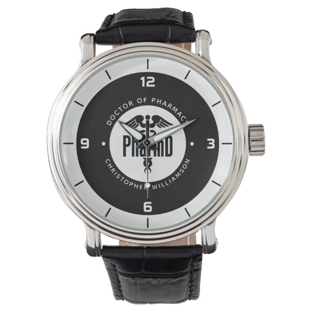 PharmD Doctor of Pharmacy Graduation Pharmacist Watch (Front)