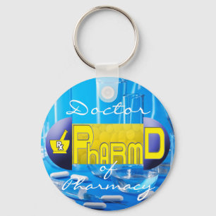 PharmD - Doctor of Pharmacy PILL Key Ring