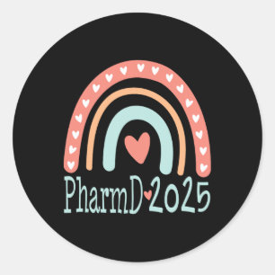 Pharmd Graduation 2025 Pharmacist Doctor Of Pharma Classic Round Sticker