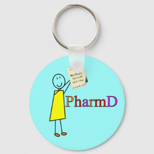 PharmD Pharmacy Student Gifts Key Ring