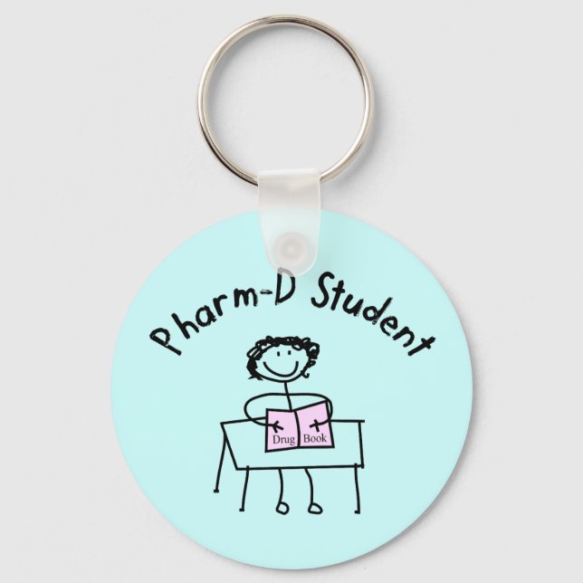PharmD Pharmacy Student Gifts Key Ring (Front)