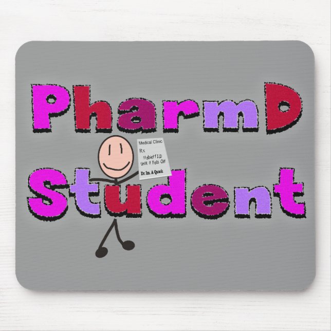 PharmD Student Gifts Mouse Mat (Front)