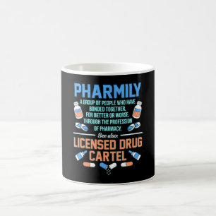 Pharmily Pharmacist Technician Pharmacy PharmD Coffee Mug