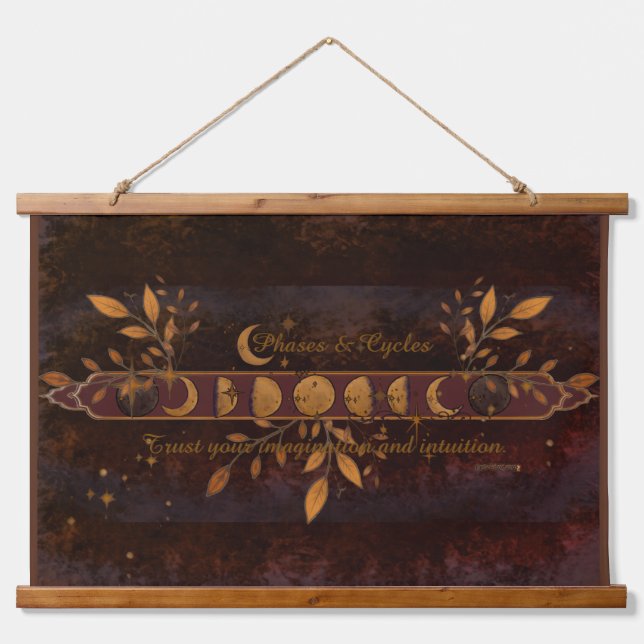 Phases and Cycles Hanging Tapestry (Front)