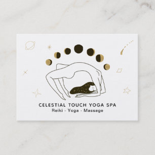 *~* Phases of Moon Woman Celestial Goddess Business Card