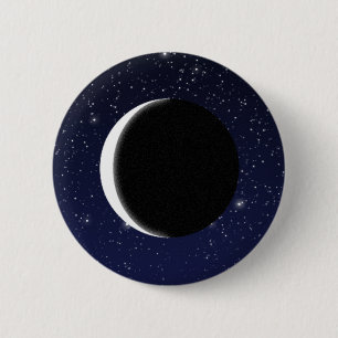 Phases of the Moon 6 Cm Round Badge