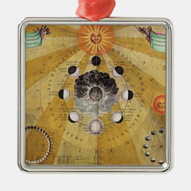 Phases of the Moon, from 'The Celestial Atlas Metal Tree Decoration (Front)