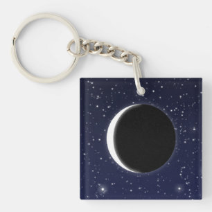 Phases of the Moon Key Ring