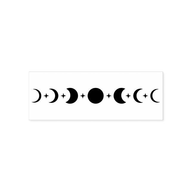Phases of the Moon Self-inking Stamp (Design)