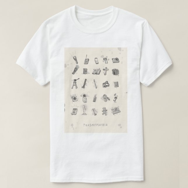 Phasmophobia Poster T-Shirt (Design Front)