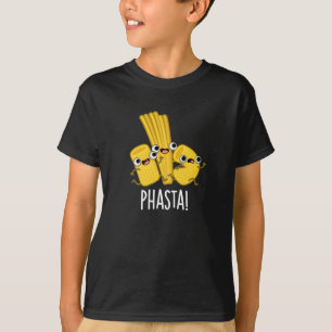 Phasta Funny Fast Pasta Pun Dark BG T-Shirt