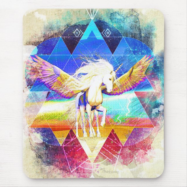 Phate-Arcynn Ahnna Jha Unicorn Mouse Mat (Front)