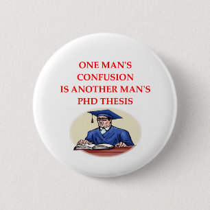 PHD 6 CM ROUND BADGE
