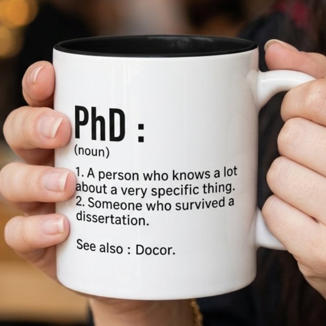 Phd Definition Mug Funny Doctor Graduation Gift  (Creator Uploaded)