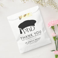 PhD Doctoral Grad Hat Graduation Thank You