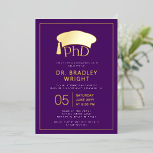 Phd Doctorate Hat Doctoral Degree Graduation