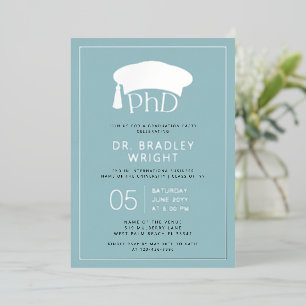 Phd Doctorate Hat Doctoral Degree Graduation